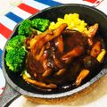 U☆kaoru's cooksnap of when they made きのこたっぷり！煮込みハンバーグ♪.