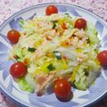 yasutonton's cooksnap of when they made サーモンと野菜のパスタサラダ.