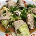 ゾウきち's cooksnap of when they made レタしゃぶ風♫レタスと豚バラの塩ロール.