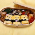 catwave's cooksnap of when they made 簡単かわいいキャラ弁＊ぐでたま寿司.