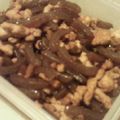 MofeMofee's cooksnap of when they made こんにゃくと✿鶏ひき肉の❀甘辛煮✿.