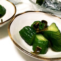 塩じゃけ's cooksnap of when they made 【簡単♡白だしで即席】蛇腹きゅうりの漬物.