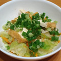 ＊amor＊'s cooksnap of when they made レンジで！キャベツと厚揚げの豆板醤和え.