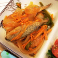 クリオネM's cooksnap of when they made 油1cmで＊アジの南蛮漬け(三枚おろし).