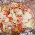 coco1105's cooksnap of when they made トマトとチーズのホイル焼き.