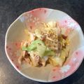 ノッツ's cooksnap of when they made 鶏とキャベツのさっぱりレンジ酒蒸し.