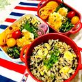 U☆kaoru's cooksnap of when they made 栄養満点！ひじきとしらすの和風炒飯.