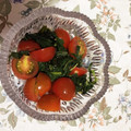 みみりん♪♪'s cooksnap of when they made モロヘイヤとトマト柚子胡椒ぽん酢和え.