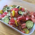星子☆あられ's cooksnap of when they made ズッキーニとトマトのカラフルサラダ.
