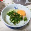 えみ_____'s cooksnap of when they made ニラ玉　TKG 卵かけご飯　【男飯】.