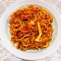 なとか's cooksnap of when they made フライパン一つ簡単時短ミートソースパスタ.