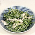 lenka's cooksnap of when they made 豆苗と塩昆布のマヨサラダ.