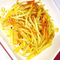 クックK3H0OX☆'s cooksnap of when they made もやしとジャガイモのカレー炒め.