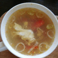 沙弥や's cooksnap of when they made もずく酢とトマトの酸辣湯風スープ.