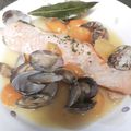 ぴょぬさ's cooksnap of when they made サーモンのアクアパッツァ.