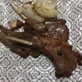 クックICKQW0☆'s cooksnap of when they made ラムチョップと旬の筍のオーブン焼き.
