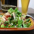 ダイナマイト漆黒's cooksnap of when they made 九条ねぎたっぷりマグロ納豆海藻大根サラダ.