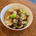 ★MahaLua★'s cooksnap of when they made 黒豆と牛バラ肉の炊き込みご飯.