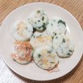 ポニーリボン's cooksnap of when they made 子供大好き♫混ぜて焼くだけじゃこはんぺん.