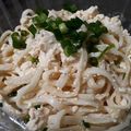 にじきらら's cooksnap of when they made 簡単☆ピリ辛豆腐クリームうどん♩.