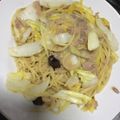 すがまっち's cooksnap of when they made 白菜とツナの和風ペペロンチーノ.