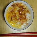 しばじー's cooksnap of when they made 鰹節が決め手♡和風卵かけご飯♡.