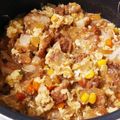 ayaASTRAEA's cooksnap of when they made 残り物唐揚げで簡単親子丼♪.