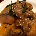 NAOM〜's cooksnap of when they made ＊甘辛＊かぼちゃと豚肉の韓国風炒め.