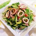 ももちゃんのれしぴ's cooksnap of when they made 佐藤さんちの☆いかリングマリネサラダஐஃ.