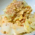 @ちんまりさん's cooksnap of when they made キャベツとちくわの玉子とじ？炒め.