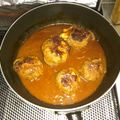 クックV8GXUG☆'s cooksnap of when they made チーズ入り煮込みハンバーグ.