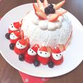 kana_mimi❁'s cooksnap of when they made クリスマス☆スノードーム・ケーキ.