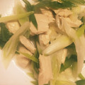 ＊にょにょん＊'s cooksnap of when they made 鶏むね肉と長ネギだけ！レンジ３分酒蒸し.