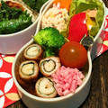 kurokoma's cooksnap of when they made くるくるちくわのハート肉巻き.