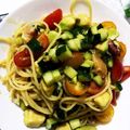 jeos's cooksnap of when they made 麺つゆで簡単☆タコとトマトの冷製パスタ.