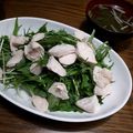 よーこ☆ガッキー's cooksnap of when they made 胸肉と水菜のヘルシー晩ごはん.