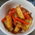 おかかーさん's cooksnap of when they made 厚揚げ･大根･人参のきんぴら。お弁当にも.