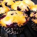 hawaiisunny's cooksnap of when they made ブルーベリーとクリームチーズのマフィン。.