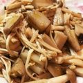 がいあ's cooksnap of when they made レンコンとキノコのバター炒め.
