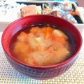 ちゃぴ♥'s cooksnap of when they made さつまいもと豆腐のお味噌汁.