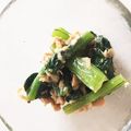 うさママ♡'s cooksnap of when they made レンジで簡単！小松菜のツナマスタード和え.