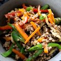 ああーちゃｎ's cooksnap of when they made 残り野菜で簡単スタミナ肉みそ丼.