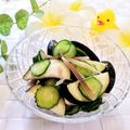 ももちゃんのれしぴ's cooksnap of when they made みょうが入り❤なす&きゅうりの漬物.