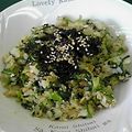 しおとも's cooksnap of when they made レタスとシラス☆ご飯韓国風！？.