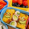 もここあらぶ's cooksnap of when they made 可愛くて簡単カエルキャラ弁当♪梅雨6月夏.