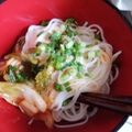 つえちょん's cooksnap of when they made なんちゃって坦坦麺風♪冷やしそうめん.