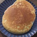 natumihagi's cooksnap of when they made カリッともちふわ♡チーズパンケーキ.