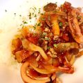 hotchick's cooksnap of when they made カラマリ*アラビアータ.