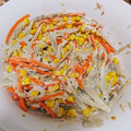 調理見習い's cooksnap of when they made ★冷凍ささがきごぼう１０分サラダ★.