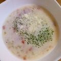 ひろ☆はる❇︎ママ's cooksnap of when they made ⌘長芋と長ねぎの白いポタージュ⌘.